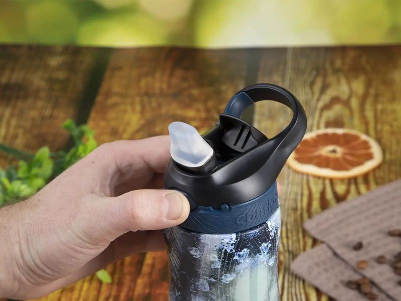 Пляшка спортивна з трубочкою Contigo Ashland Couture Chill димчастий синій 0.59 л (2127881) 2127881 фото