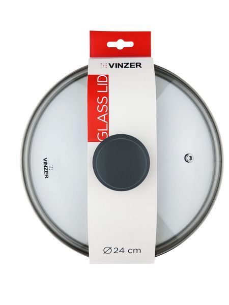 Кришка VINZER скляна 26 см 50515 фото