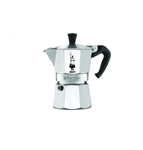 Італійська гейзерна кавоварка Bialetti Moka Express 90 мл на 2 чашки (0001168) 1168 фото