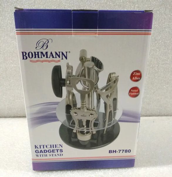 Набор кухонных принадлежностей на подставке Bohmann (7780) 6 предметов 7780 фото