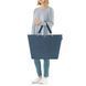 Велика тканинна пляжна сумка шоппер 35л Reisenthel Shopper XL Twist Blue 68 х 45,5 х 20 см (ZU 4027) ZU 4027 фото 4