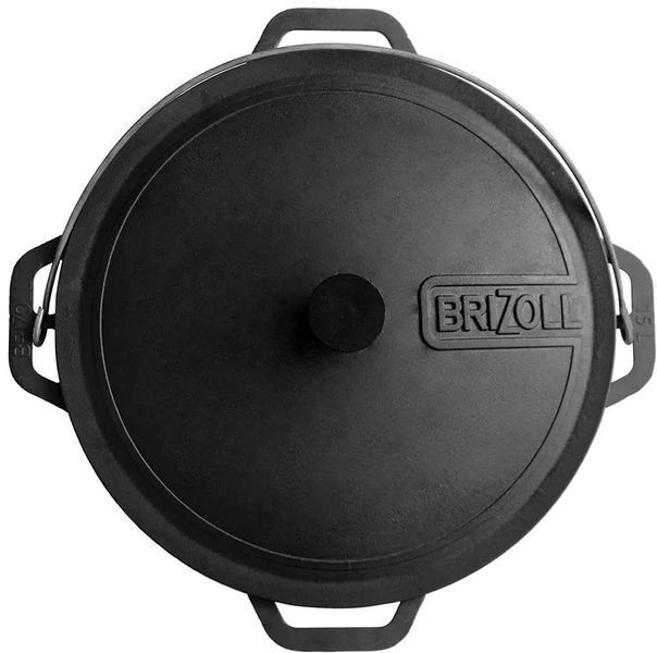 Котел чавунний азіатський Brizoll з кришкою 15 л 15-1КА фото