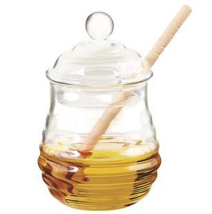 Банку для меду Viva Honey з ложкою 280 мл 0513HN-W фото
