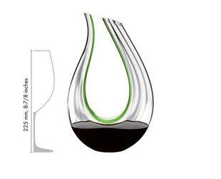 Декантер Riedel AMADEO GREEN OPTICAL 1,5 л, прозрачный с зеленой полоской 1756/19 фото