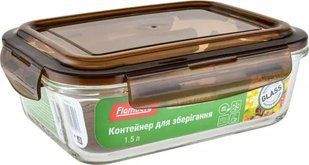 КОНТЕЙНЕР ДЛЯ ЗБЕРІГАННЯ 1500 МЛ КОРИЧНЕВИЙ FSK 52242427 фото