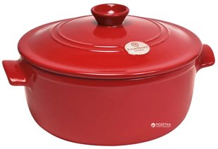 Каструля з кришкою 5.3 л Emile Henry Cookware 344553 344553 фото