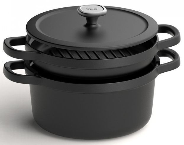 Сковорода-гриль BergHOFF Leo Graphite із двома ручками 26 см 2.1 л (3950467) 392822148 фото