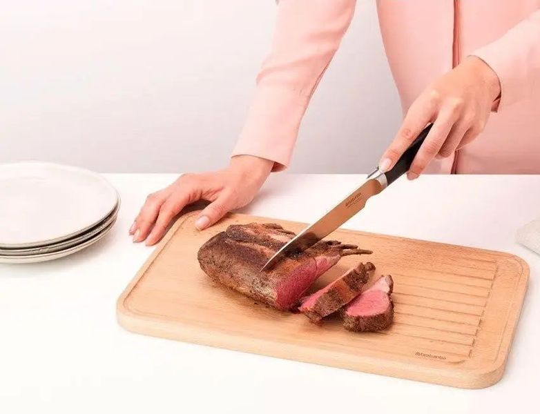 Доска разделочная для мяса Brabantia Profile 40х25 см бежевая (260704) 260704 фото