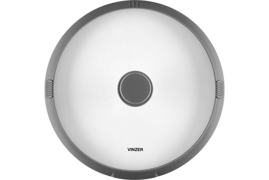 Крышка VINZER стеклянная с силиконом 24 см (89250) 89250 фото