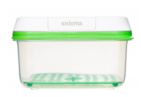 Контейнер для хранения овощей/фруктов/ягод SISTEMA FRESHWORKS 2.6 л(53120) 53120 фото