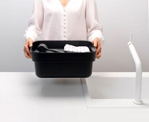 Чаша для миття посуду Brabantia із сушильним піддоном темно-сіра (302664) 302664 фото