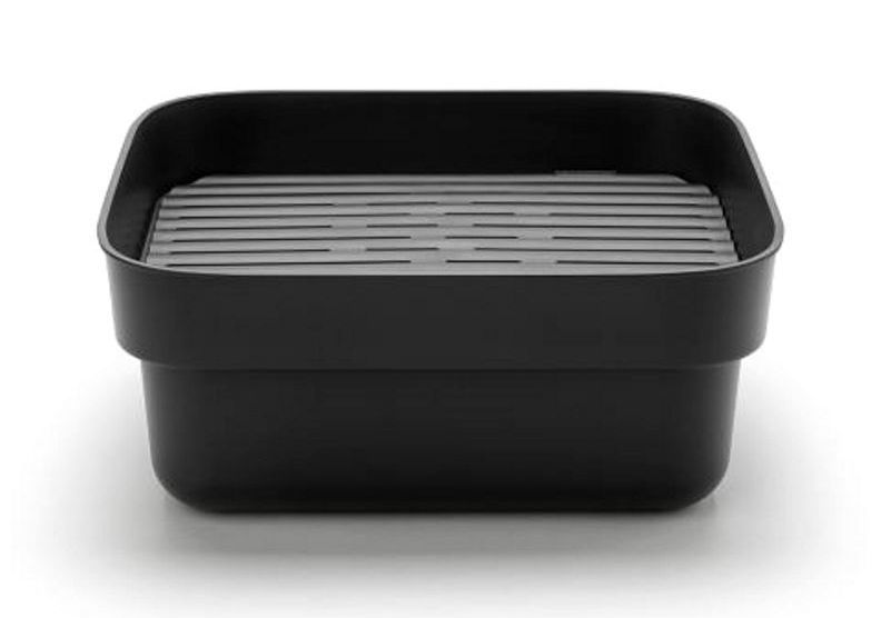 Чаша для миття посуду Brabantia із сушильним піддоном темно-сіра (302664) 302664 фото
