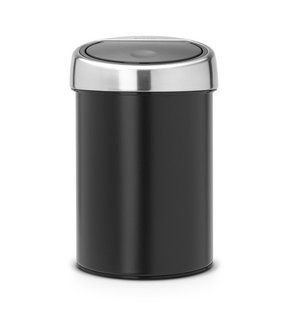 Відро для сміття Brabantia Touch Bin 3 л Matt Black (364440) 364440 фото