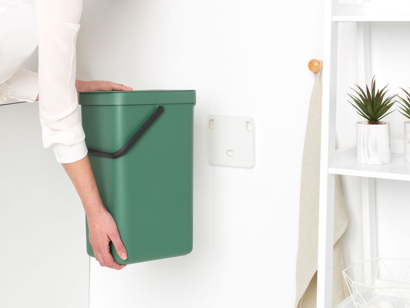 Відро сміттєве Brabantia Sort & Go 16 л Темно-зелений (129827) 129827 фото