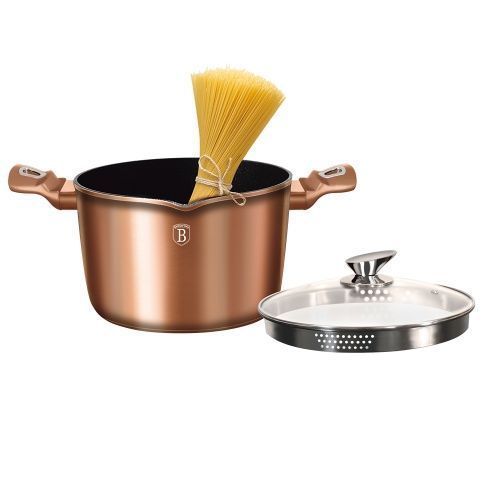 Кастрюля Berlinger Haus Rose Gold Metallic Line 6 л, 24 см 1520BH фото