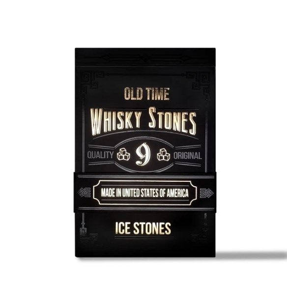 Камені для віскі 9шт + мішок для зберігання Whisky Stones велика упаковка 30022 фото