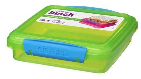 Ланч-бокс для сендвічів SISTEMA LUNCH 0,450 л (31646) в асортименті 31646 фото