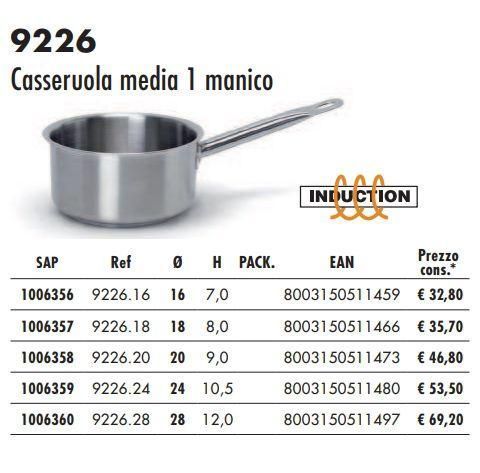 Сотейник с длинной ручкой Ballarini Professional line 18 см 2 л (1006357) 1006357 фото
