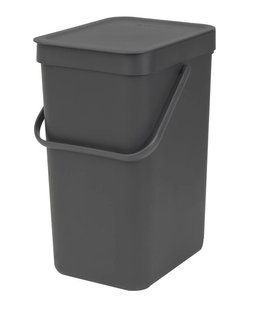 Відро сміттєве Brabantia Sort & Go 12 л Темно-сіре (109805) 109805 фото