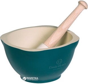 Ступка з маточкою Emile Henry Kitchen tools Блакитний вогонь 970255 фото