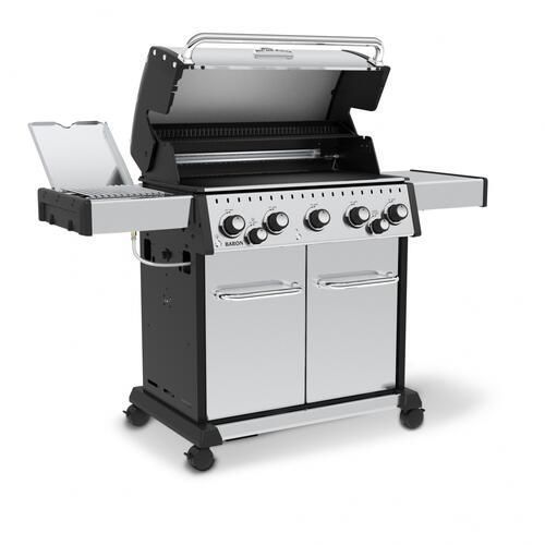 Газовый гриль Baron S 590 IR (5 х Dual-Tube 13,2 кВт + Infrared 3.1 кВт) Broil King (876983) 876983 фото