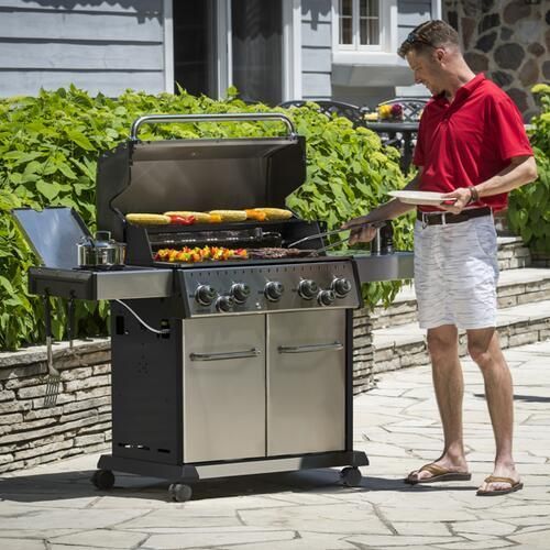 Газовый гриль Baron S 590 IR (5 х Dual-Tube 13,2 кВт + Infrared 3.1 кВт) Broil King (876983) 876983 фото