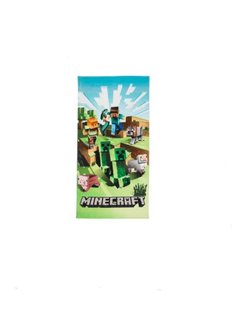 Рушник велюр MINECRAFT 70х140см дитячий 2332600 фото