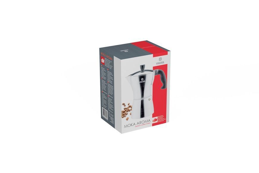 Гейзерная кофеварка Vinzer Moka Aroma, 6 чашек (89389) 89389 фото
