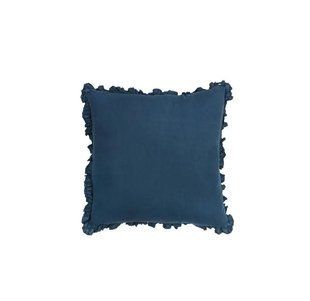Подушка бавовна 45x45см синій 6848036 фото