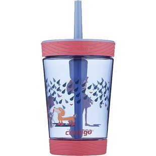 Стакан с трубочкой детский Contigo Spill Proof Tumbler Pink 420 мл (2116101) 2116101 фото