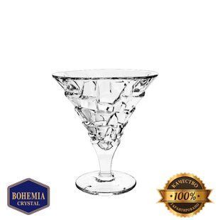 Набір креманок для десерту скло Bohemia Crack 330 мл 6 шт (8455) 19C16/0/93K79/330 фото