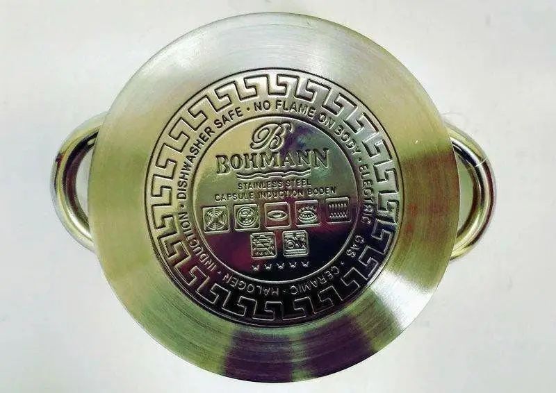 Кастрюля со стеклянной крышкой Bohmann (0127-16) 1.2л / 16см 0127-16 фото