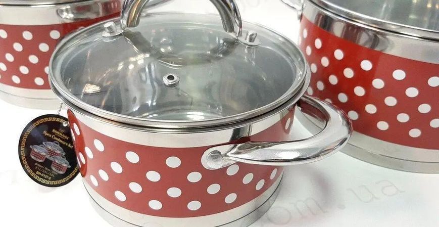 Кастрюля со стеклянной крышкой Bohmann (0127-16) 1.2л / 16см 0127-16 фото