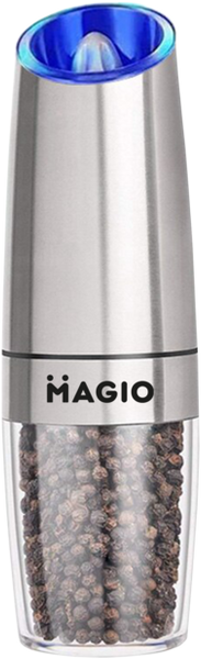Млин для спецій гравітаційний Magio сріблястий 210MG-пос фото
