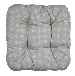Подушка HASSELURT 40x40x8см сіра 6834058 фото