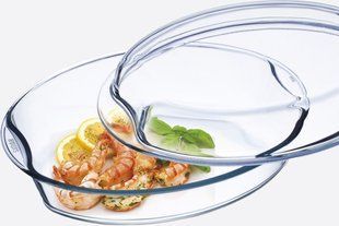 Гусятниця Simax Exclusive 2.5 л з кришкою 1.9 л жароміцне скло (7536-7546) 7536-7546 фото