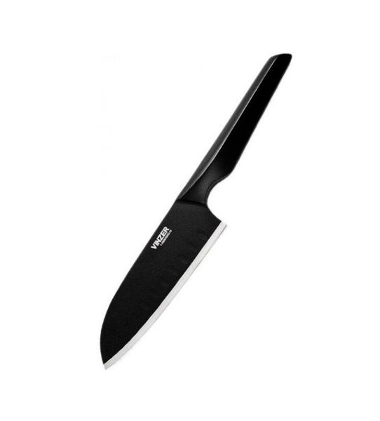 Ніж Santoku Vinzer Geometry Nero line 12,7 см 50301 фото