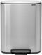 Бак для мусора Brabantia Bo Pedal Bin 60 л Матовый стальной (211324) 211324 фото 1