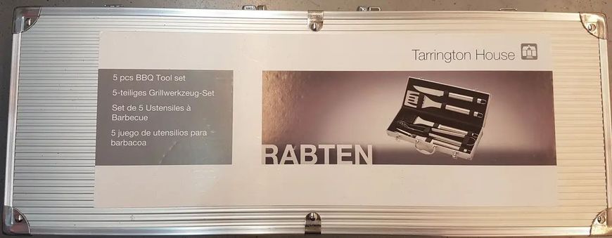 Набір для барбекю Tarrington House у дипломаті Rabten 5 предметів Rabten фото