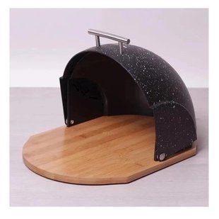 Хлебница Bohmann 36x26x22см Черная 7258BH-BLK фото