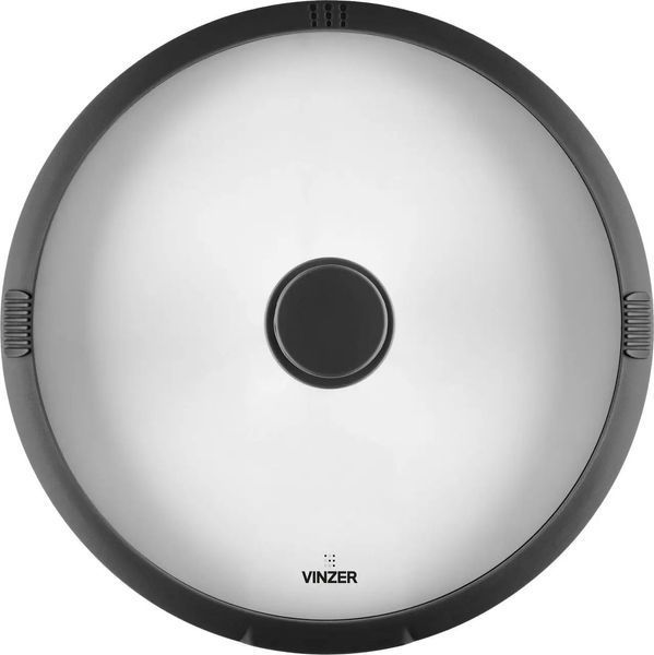 Кришка скляна з силіконовим ободом, 26 см, 50247 Vinzer 50247 фото