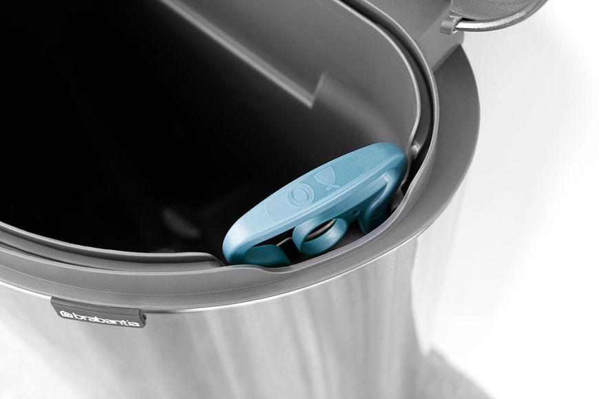 Бак для мусора Brabantia Pedal Bin FlatBack 30 л Матовый стальной (482007) 482007 фото