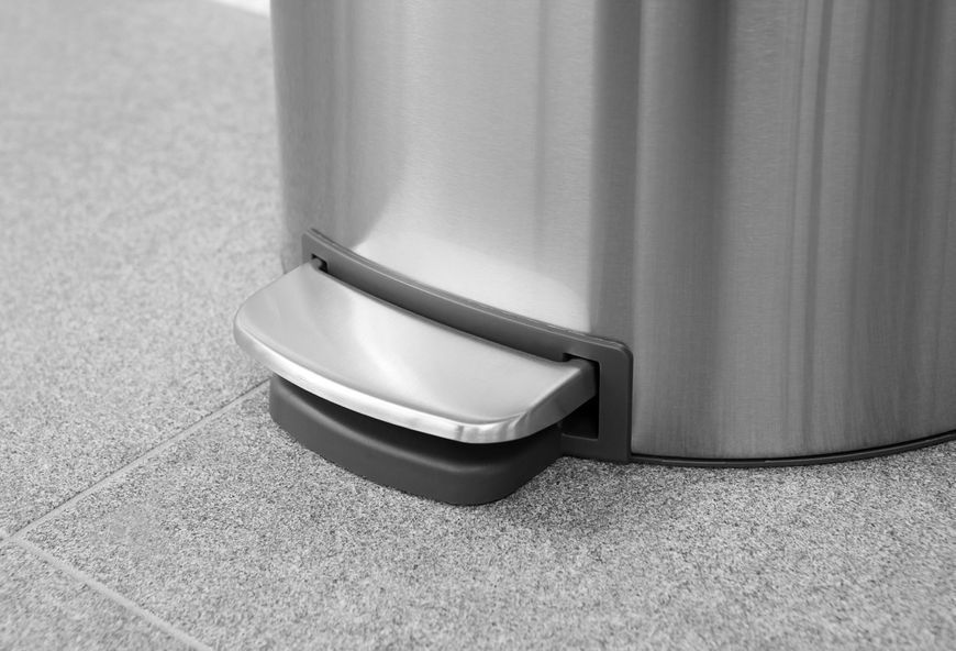 Бак для мусора Brabantia Pedal Bin FlatBack 30 л Матовый стальной (482007) 482007 фото