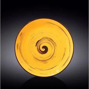Wilmax.Spiral.Yellow.Тарилка кругла 20.5см 669412/A фото