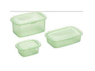 Набір ємностей для зберігання Lekue Reusable Silicone Containers силіконових 3 шт 881886 фото