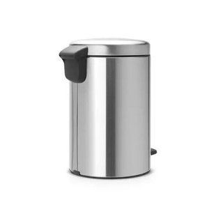 Відро для сміття Brabantia Pedal Bin 12 л Matt Steel (113604) 113604 фото