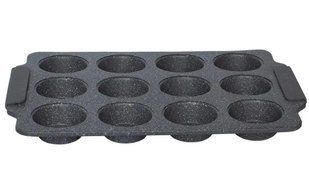 Форма для мафинов 12 шт с силиконовыми ручками VINZER 38,3x26x3 см 89492 фото