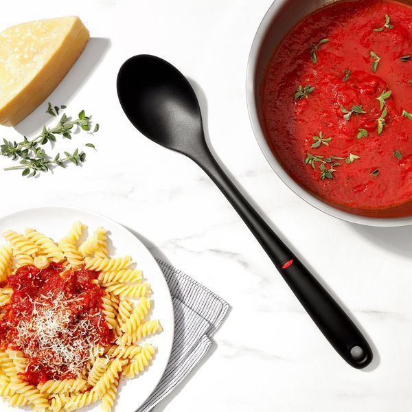 Ложка Oxo Cooking Utensils нейлоновая черная 34 см универсальный помощник 1040613 фото